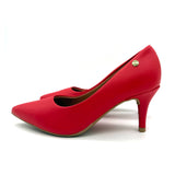Vizzano 1185-702 Pointy Toe Pump in Ruby Red Napa