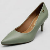 Vizzano 1185-702 Pointy Toe Pump in Sage Green Napa