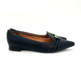 Vizzano 1206-1004 Pointy Toe Flat in Black