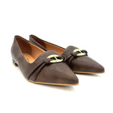 Vizzano 1206-1004 Pointy Toe Flat in Chocolate