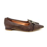 Vizzano 1206-1004 Pointy Toe Flat in Chocolate