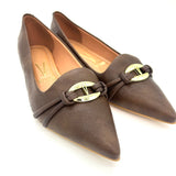 Vizzano 1206-1004 Pointy Toe Flat in Chocolate