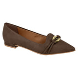 Vizzano 1206-1004 Pointy Toe Flat in Chocolate