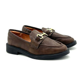 Vizzano 1453-102 Flat Loafer in Chocolate Napa