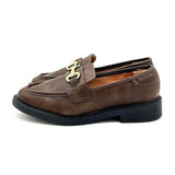 Vizzano 1453-102 Flat Loafer in Chocolate Napa