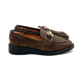 Vizzano 1453-102 Flat Loafer in Chocolate Napa