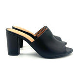 Vizzano 6262-455 Block Heel Mule in Black
