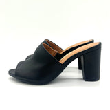 Vizzano 6262-455 Block Heel Mule in Black