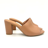 Vizzano 6262-455 Block Heel Mule in Nude