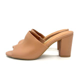 Vizzano 6262-455 Block Heel Mule in Nude