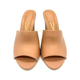 Vizzano 6262-455 Block Heel Mule in Nude