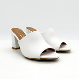 Vizzano 6262-455 Block Heel Mule in White
