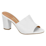 Vizzano 6262-455 Block Heel Mule in White