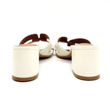 Vizzano 6291-1180 Block Heel Slip-on Sandal in Off White