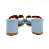 Vizzano 6291-1180 Block Heel Slip-on Sandal in Sky Blue