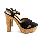 Vizzano 6292-280 High Heel Platform Sandal in Black Suede