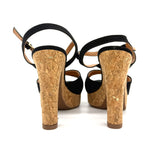 Vizzano 6292-280 High Heel Platform Sandal in Black Suede