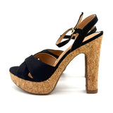 Vizzano 6292-280 High Heel Platform Sandal in Black Suede