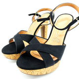 Vizzano 6292-280 High Heel Platform Sandal in Black Suede