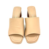 Vizzano 6530-100 Block Heel Mule in Beige
