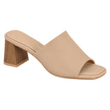 Vizzano 6530-100 Block Heel Mule in Beige