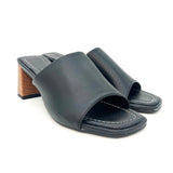 Vizzano 6530-100 Block Heel Mule in Black