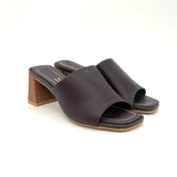 Vizzano 6530-100 Block Heel Mule in Cocoa