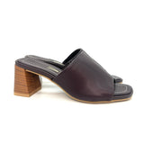 Vizzano 6530-100 Block Heel Mule in Cocoa