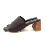 Vizzano 6530-100 Block Heel Mule in Cocoa