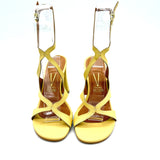 Vizzano 6550-102 Block Heel Sandal in Butter Napa