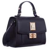 Vizzano 10013-1 Cross Body Shoulder Bag in Black Napa
