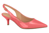 Vizzano 1122-806 Kitten Heel Slingback in Coral Patent