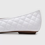Vizzano 1155-161 Round Toe Flat in White