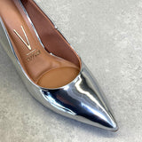 Vizzano 1184-1101 Pointy Toe Pump in Metallic Silver