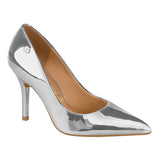 Vizzano 1184-1101 Pointy Toe Pump in Metallic Silver