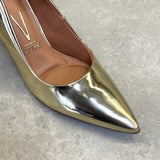 Vizzano 1184-1101 Pointy Toe Pump in Metallic Gold