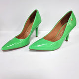 Vizzano 1184-1101 Pointy Toe Pump in Mint Patent