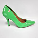 Vizzano 1184-1101 Pointy Toe Pump in Mint Patent