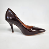 Vizzano 1184-1101 Pointy Toe Pump in Cocoa Patent