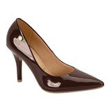 Vizzano 1184-1101 Pointy Toe Pump in Cocoa Patent