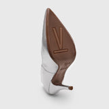 Vizzano 1184-1101 Pointy Toe Pump in Silver