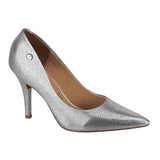 Vizzano 1184-1101 Pointy Toe Pump in Silver