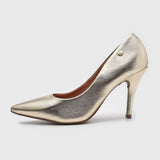 Vizzano 1184-1101 Pointy Toe Pump in Gold