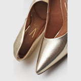 Vizzano 1184-1101 Pointy Toe Pump in Gold