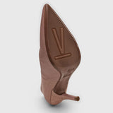 Vizzano 1184-1101 Pointy Toe Pump in Holographic Rose Gold