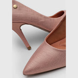 Vizzano 1184-1101 Pointy Toe Pump in Holographic Rose Gold