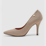 Vizzano 1184-1101 Pointy Toe Pump in Holographic Gold