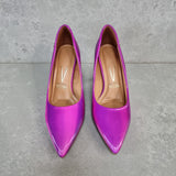 Vizzano 1184-1101 Pointy Toe Pump in Pearlescent Pink