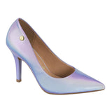 Vizzano 1184-1101 Pointy Toe Pump in Pearlescent Blue