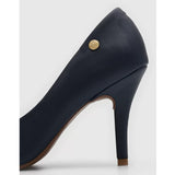 Vizzano 1184-1101 Pointy Toe Pump in Navy Napa